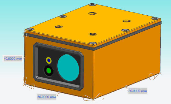 0-90000ppm.M Drone Laser Methane Detector 60m Detection Distance